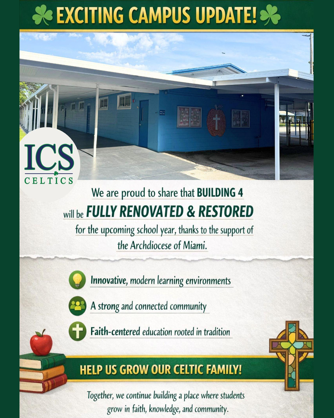 Exciting Campus Update!                                                                                                                                                                                                                                                                                     