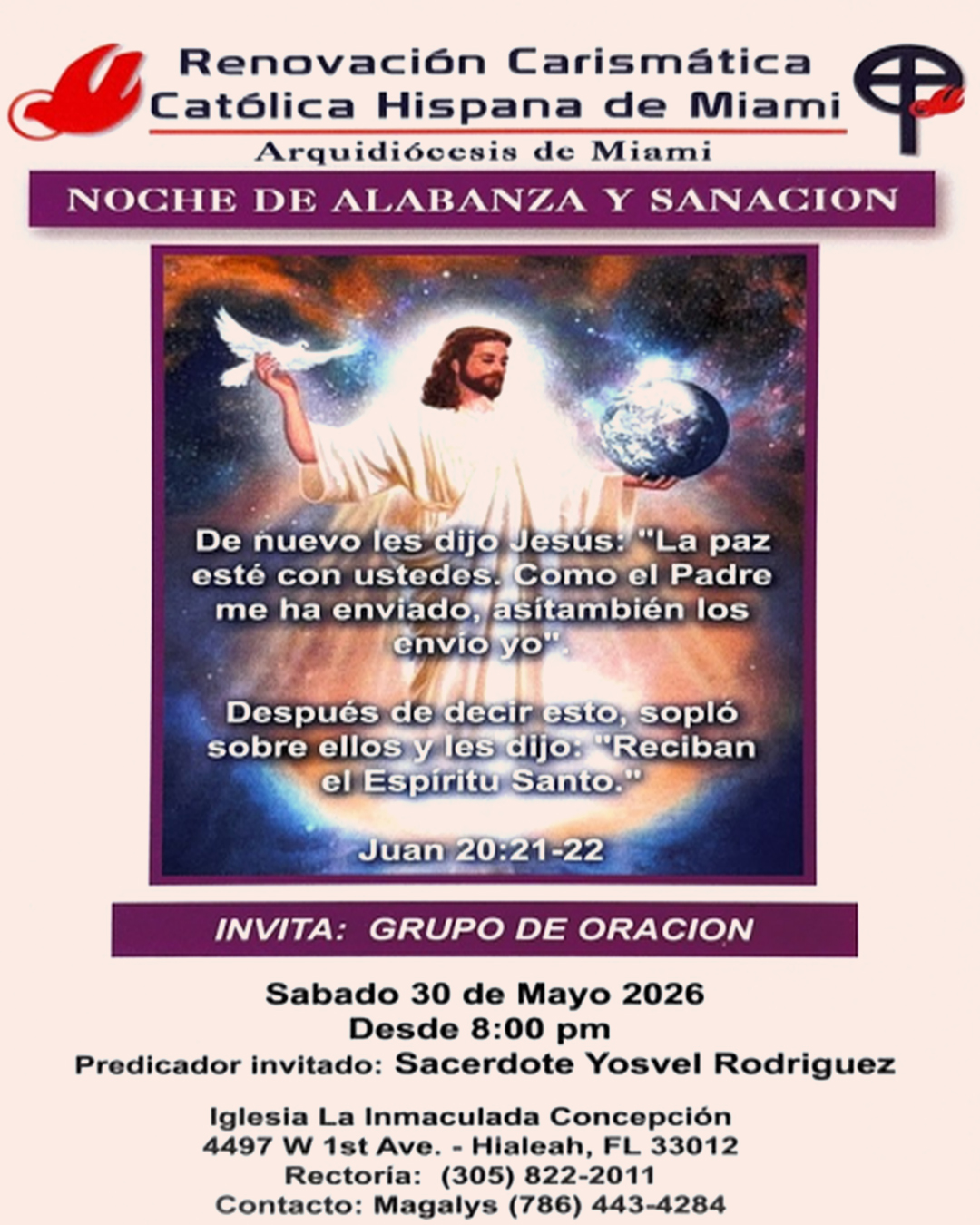 Noche de Alabanza y Sanacion                                                                                                                                                                                                                                                                                